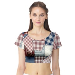 Short Sleeve Crop Top 