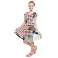 Kids  Short Sleeve Dress 