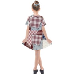 Kids  Short Sleeve Shirt Dress 