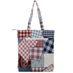 Double Zip Up Tote Bag 