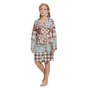 Kids  Long Sleeve Velvet Lounge Robe 