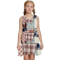 Kids  Sleeveless Tiered Mini Dress 