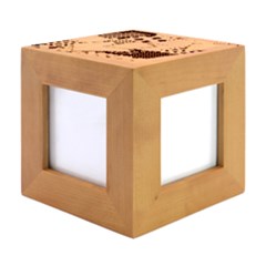 Wood Photo Frame Cube 