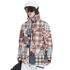 Men s Multi Pockets Zip Ski and Snowboard Waterproof Breathable Jacket 