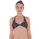 Cryptic Creature Pattern  Halter Neck Bikini Top