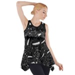 Cryptic Creature Pattern  Side Drop Tank Tunic