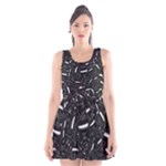 Cryptic Creature Pattern  Scoop Neck Skater Dress