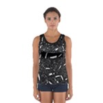 Cryptic Creature Pattern  Sport Tank Top 