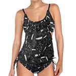 Cryptic Creature Pattern  Tankini Set