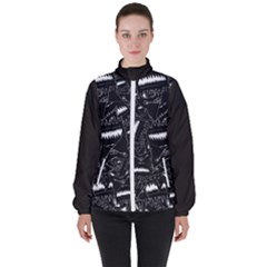 Women s High Neck Windbreaker 