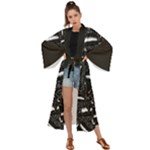 Cryptic Creature Pattern  Maxi Kimono