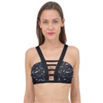 Cryptic Creature Pattern  Cage Up Bikini Top