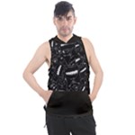 Cryptic Creature Pattern  Men s Sleeveless Hoodie