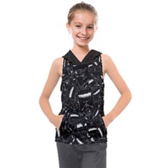 Kids  Sleeveless Hoodie 