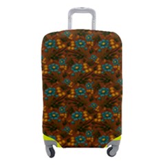 Blue Bloom Bouquet Luggage Cover (Small) from ArtsNow.com