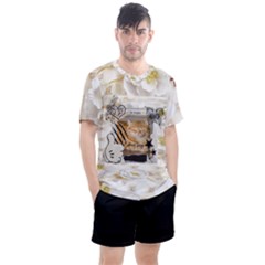 Men s Mesh T-Shirt and Shorts Set 