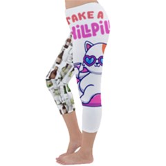 Capri Winter Leggings  Back