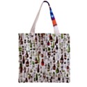 Zipper Grocery Tote Bag 