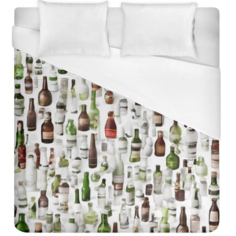 Bottle Chic Print Patterns Duvet Cover (King Size) from ArtsNow.com