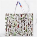 Zipper Large Tote Bag 