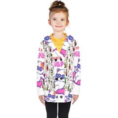 Kids  Double Breasted Button Coat 