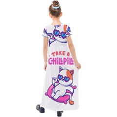 Kids  Short Sleeve Maxi Dress 