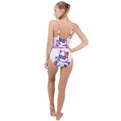 High Neck One Piece Swimsuit 