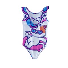 Kids  Frill Swimsuit 