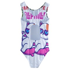 Kids  Cut-Out Back One Piece Swimsuit 