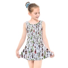 Kids  Skater Dress Swimsuit 