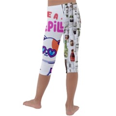 Kids  Lightweight Velour Capri Leggings  