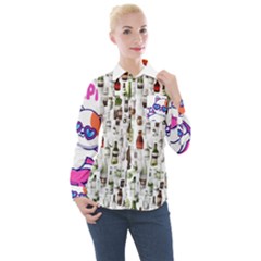 Women s Long Sleeve Pocket Shirt 