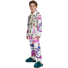 Kids  Long Sleeve Velvet Pajamas Set 