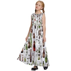 Kids  Satin Sleeveless Maxi Dress 