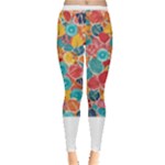 floral and leaves pattern Everyday Leggings 