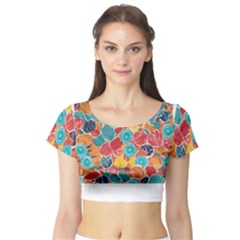 Short Sleeve Crop Top 