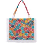 floral and leaves pattern Mini Tote Bag