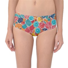 Mid-Waist Bikini Bottoms 