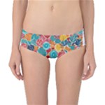 floral and leaves pattern Classic Bikini Bottoms