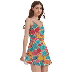 Body Wrap Sleeveless V-Neck Mini Dress 