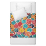 floral and leaves pattern Duvet Cover Double Side (Single Size)