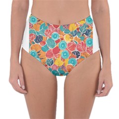 Reversible High-Waist Bikini Bottoms 