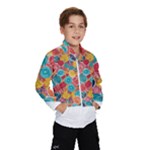 floral and leaves pattern Kids  Windbreaker