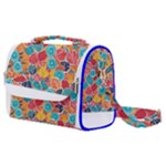 floral and leaves pattern Satchel Shoulder Bag