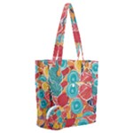 floral and leaves pattern Everyday Shoulder Bag with Pouch Bag