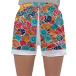 floral and leaves pattern Sleepwear Shorts