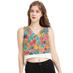 V-Neck Cropped Tank Top 