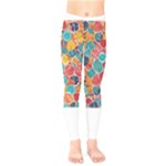 floral and leaves pattern Kids  Leggings