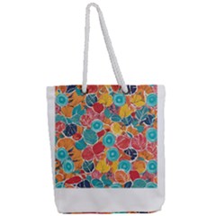 Full Print Rope Handle Tote (Large) 