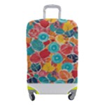 floral and leaves pattern Luggage Cover (Small)